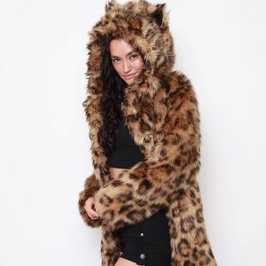 Spirit Hoods Faux Fur Cheetah Jacket